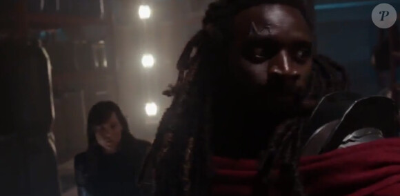 Omar Sy dans la séquence d'ouverture de "X-Men: Days of Future Past", (en salles le 21 mai 2014) dans lequel il incarne Lucas Bishop.