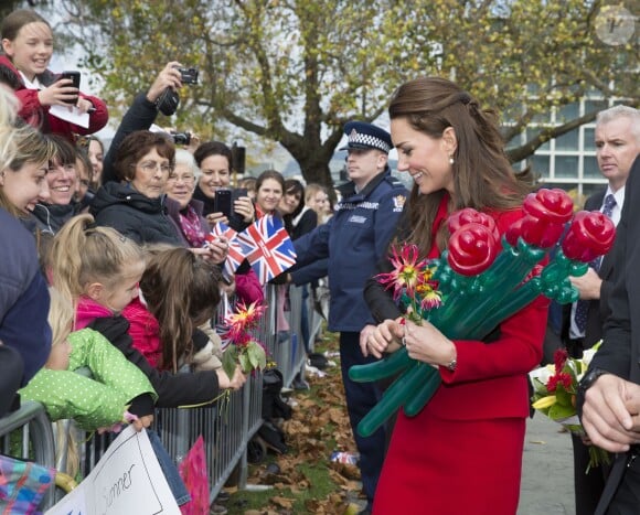 Kate Middleton à Christchurch, en Nouvelle-Zélande, le 14 avril 2014.