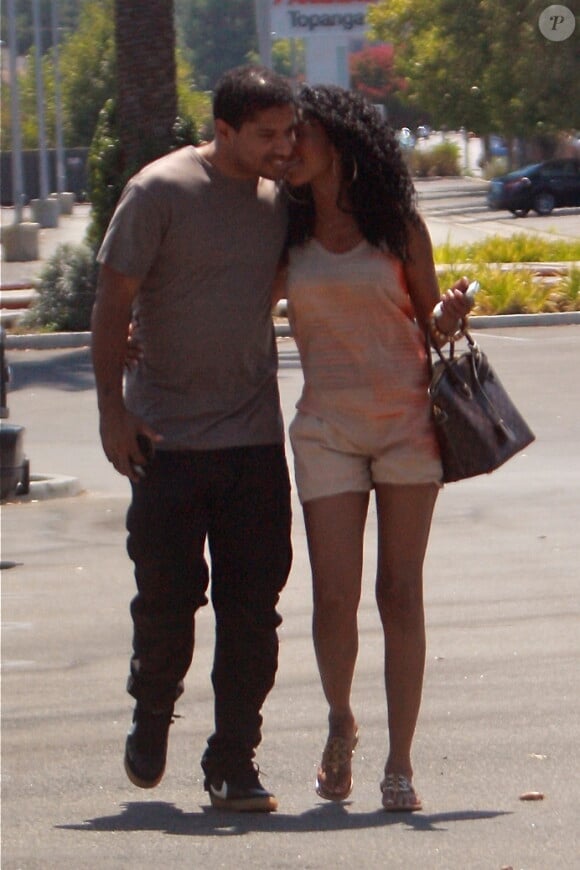 Exclusif - Brandy Norwood et son compagnon le producteur Ryan Press à Los Angeles, le 22 août 2012. 