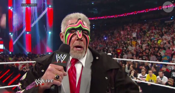 Ultimate Warrior la veille de sa mort, lors du Monday Night Raw le 7 avril 2014. 
