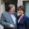 Gérard Depardieu et Jacqueline Bisset à New York, le 25 avril 2013.