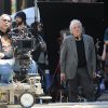 Abel Ferrara sur le tournage du film inspiré du scandale Dominique Strauss-Kahn à New York, le 25 avril 2013.