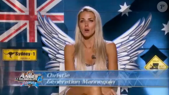 Christie quitte l'aventure dans Les Anges de la télé-réalité 6 sur NRJ 12 le vendredi 18 avril 2014