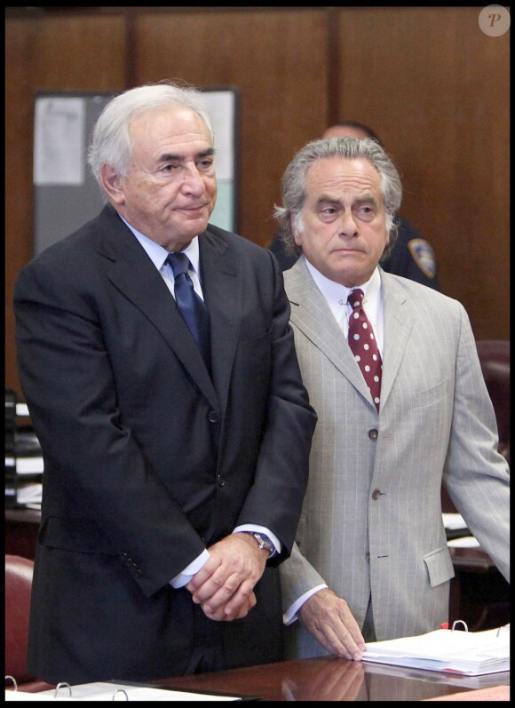 Dominique Strauss-Kahn plaide non coupable au pénal au tribunal de Manhattan, à New York, le 6 juin 2011.