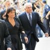 Dominique Strauss-Kahn et Anne Sinclair arrivent à la cour pénale de NY, le 23 août 2011