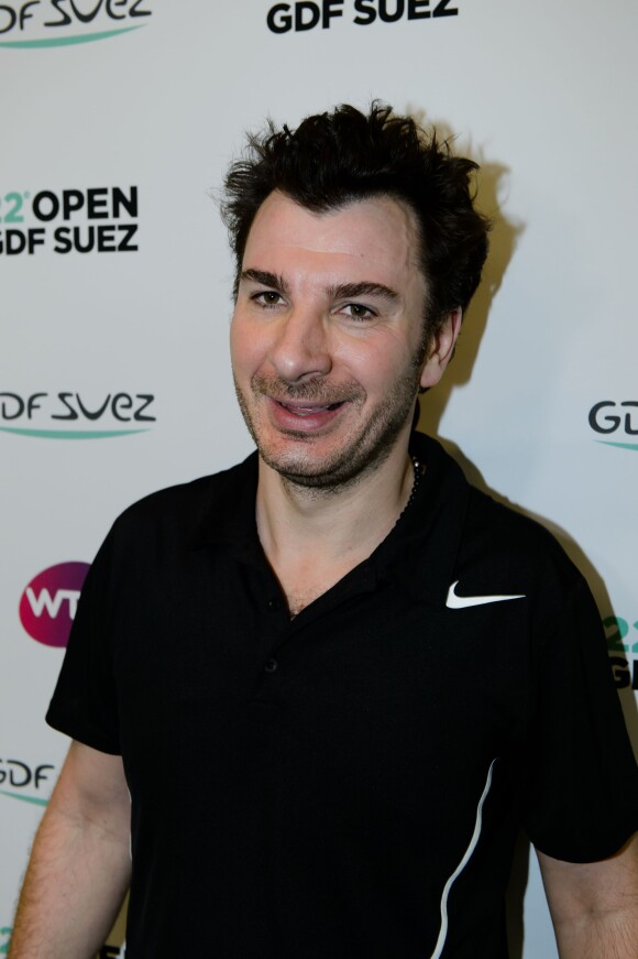 Michaël Youn lors de la soirée d'Amélie Mauresmo à l'occasion du 22e Open de tennis GDF SUEZ au Stade Pierre de Coubertin à Paris le 28 janvier 2014