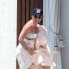 Exclusif - Pink en vacances avec des amies à Cabo San Lucas au Mexique, le 12 avril 2014.