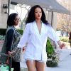Rihanna quitte une boutique Petit Tresor à West Hollywood, le 22 avril 2014.