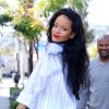 Rihanna, radieuse à la sortie d'une boutique Petit Tresor à West Hollywood, le 22 avril 2014.