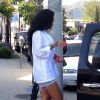 Rihanna quitte une boutique Petit Tresor à West Hollywood, le 22 avril 2014.
