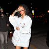 Rihanna arrive au restaurant Giorgio Baldi à Santa Monica. Le 22 avril 2014.