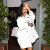 Rihanna quitte le restaurant Giorgio Baldi après y avoir dîné. Santa Monica, le 22 avril 2014.