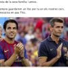 Cesc Fabregas, joueur emblématique du Barça, a exprimé sur Facebook sa grande émotion après la nouvelle de la mort de Tito Vilanova, décédé des suites d'un cancer de la glande parotide le 25 avril 2014, à 45 ans