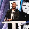 Chris Martin, sans alliance, à la cérémonie "Rock and Roll Hall of Fame Induction" à New York le 10 avril 2014