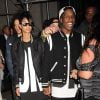 Chanel Iman et A$AP Rocky à New York, le 9 septembre 2013.