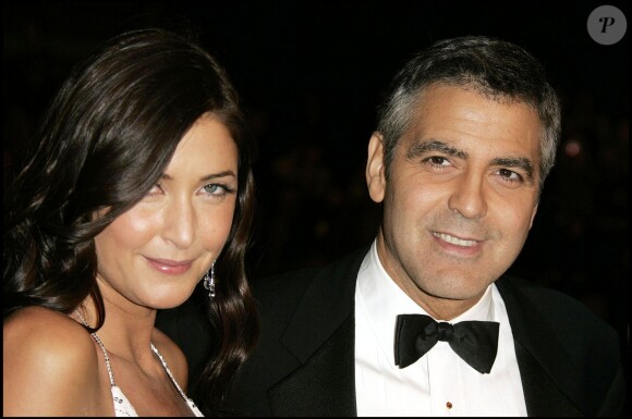 Lisa Snowdon et George Clooney à Los Angeles le 8 décembre 2004