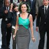 Katy Perry arrive sur le plateau de l'émission "Jimmy Kimmel Live!" à Hollywood, le 21 avril 2014. 