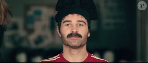 Andrés Iniesta déguisé pour une publicité Movistar - avril 2014