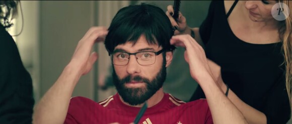 Xabi Alonso déguisé pour une publicité Movistar - avril 2014