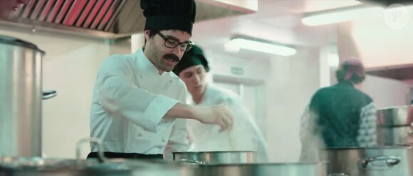 Andrés Iniesta transformé en cuisinier pour une pub Movistar - avril 2014