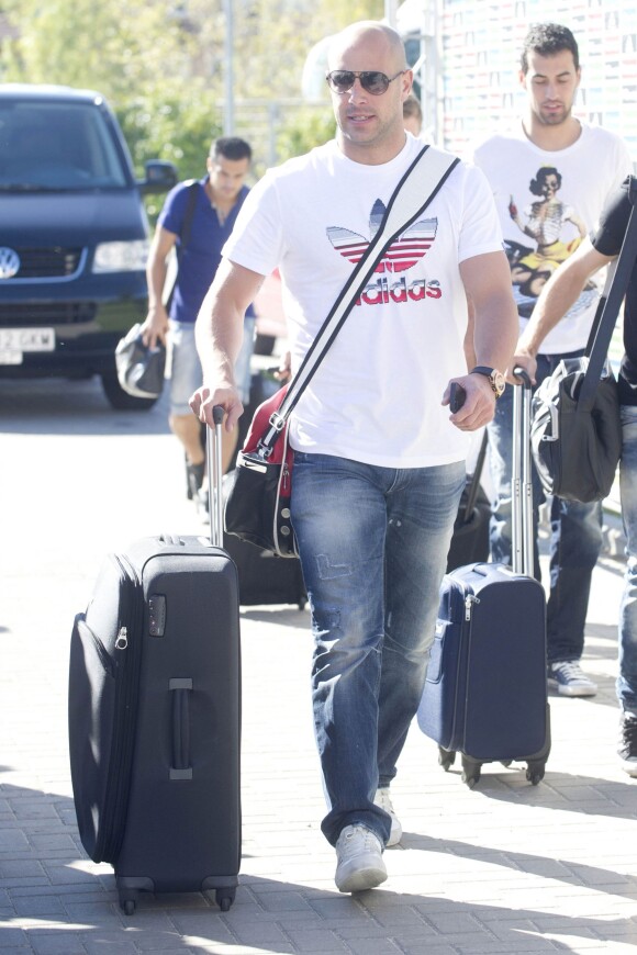 Pepe Reina à Madrid le 9 octobre 2012. 