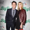 Zach Braff et Taylor Bagley lors de la générale de la pièce Big Fish à New York le 6 octobre 2013