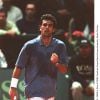 Cédric Pioline en 1999 lors de la finale de Coupe Davis entre la France et l'Australie.