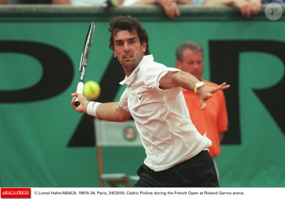 Cédric Pioline à Roland-Garros en 2000