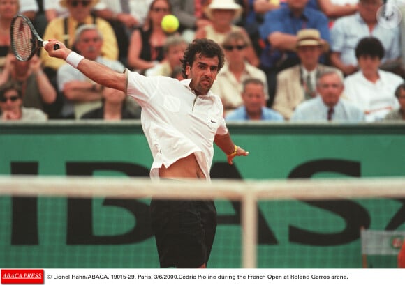 Cédric Pioline à Roland-Garros en juin 2000