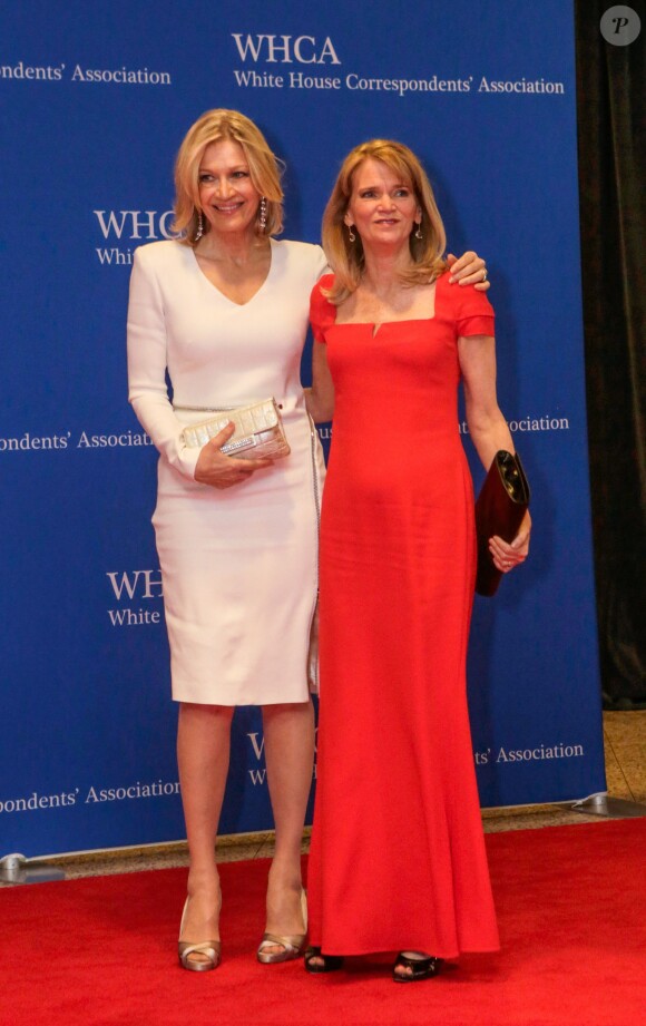 Dianne Sawyer et Martha Raddatz au dîner des correspondants de la Maison Blanche, au Washington Hilton de Washington, le 3 mai 2014.
