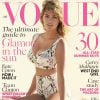 Kate Upton en couverture de Vogue British. Numéro de juin 2014.