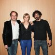 Lionel Abelanski, Elodie Hesme et Tomer Sisley à la première de "Kidon" au Pathé Beaugrenelle, Paris, le 6 mai 2014.