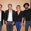 Lionel Abelanski, Hippolyte Girardot, Elodie Hesme et Tomer Sisley à la première de "Kidon" au Pathé Beaugrenelle, Paris, le 6 mai 2014.