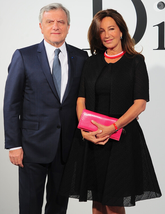 Sidney Toledano et son épouse Katia arrivent au défilé Dior Cruise 2015  le 7 mai à Brooklyn. New York