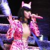 Katy Perry en chatte lors de sa tournée Prismatic Tour le 7 mai 2014 à Belfast