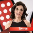 Florence Foresti en Jenifer dans la parodie de The Voice par le Palmashow sur D8.