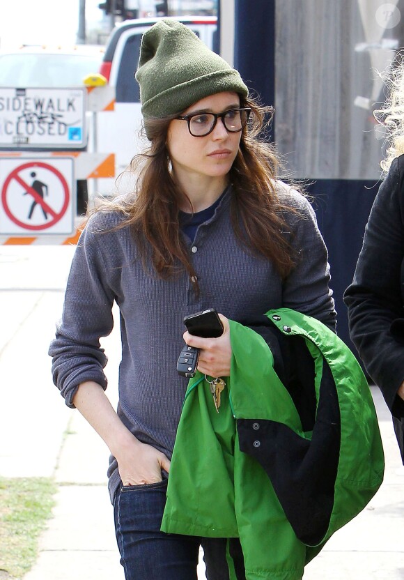 Ellen Page à West Hollywood, Los Angeles, le 28 mars 2014.