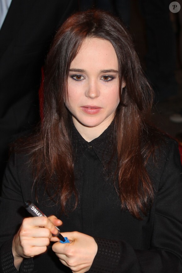 Ellen Page à Paris, le 2 octobre 2013.
 