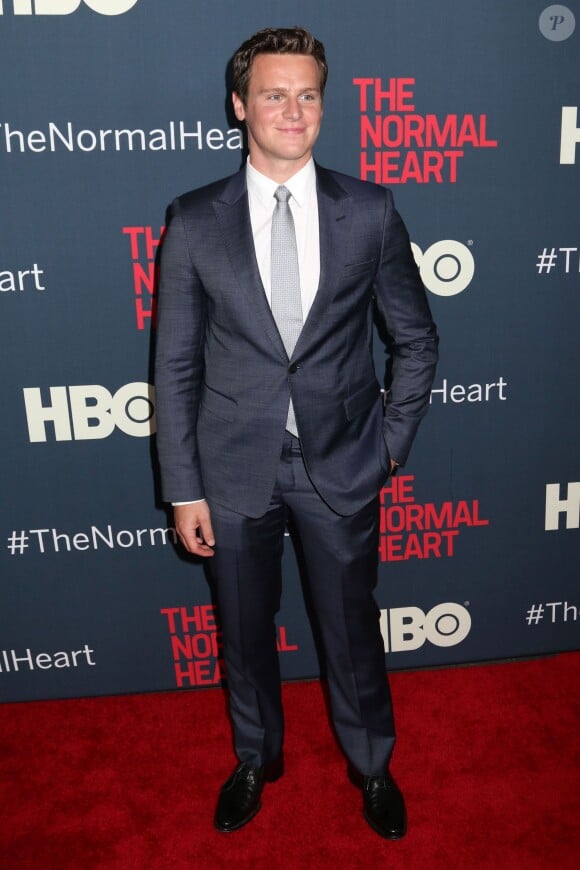Jonathan Groff lors de l'avant-première du téléfilm The Normal Heart à New York le 12 mai 2014
