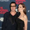 Brad Pitt et Angelina Jolie lors de l'avant-première du téléfilm The Normal Heart à New York le 12 mai 2014