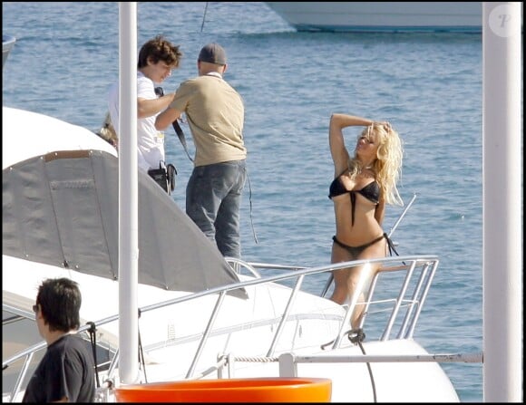 Pamela Anderson à Cannes en mai 2007.