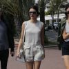 Kendall Jenner se promène sur la Croisette. Cannes, le 15 mai 2014.