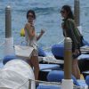 Kendall Jenner se promène sur la Croisette. Cannes, le 15 mai 2014.