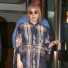 Lady Gaga et son compagnon Taylor Kinney quittent leur hôtel à New York. Le 15 mai 2014.