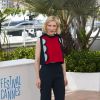 Cate Blanchett (en Delpozo) lors du photocall pour le film Dragons 2, au 67e Festival de Cannes, le 16 mai 2014.