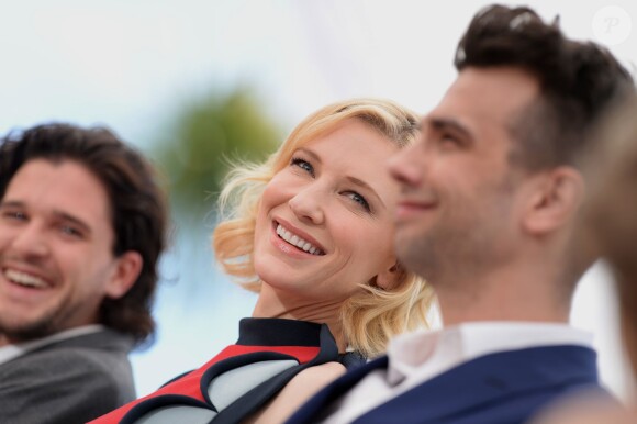 Cate Blanchett lors du photocall pour le film Dragons 2, au 67e Festival de Cannes, le 16 mai 2014.