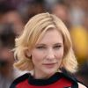 Cate Blanchett lors du photocall pour le film Dragons 2, au 67e Festival de Cannes, le 16 mai 2014.