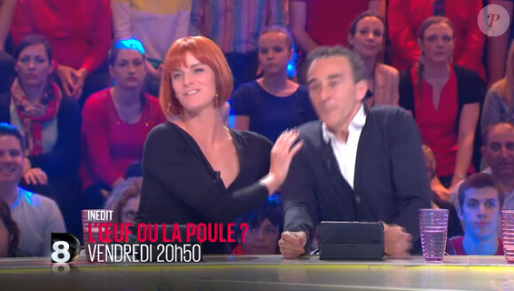 Fauve Hautot et Elie Semoun dans L'oeuf ou la poule, vendredi 16 mai sur D8 à 20h50.