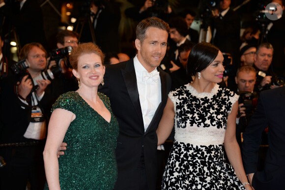 Ryan Reynolds, Rosario Dawson, Mireille Enos enceinte lors du 67e Festival de Cannes, le 16 mai 2014.
