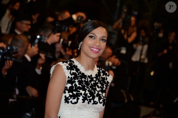 Rosario Dawson arriving at Captives screening held at the Palais Des Festivals in Cannes, France on May 16, 2014, as part of the 67th Cannes Film Festival. Photo by Nicolas Briquet/ABACAPRESS.COM16/05/2014 - Cannes